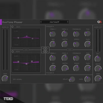 [移相器效果插件]Channel Robot DuoTone Phaser v1.0.0 [WiN, MacOSX]（30Mb）
