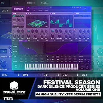 [前卫硬核电子舞曲采样Serum血清预置]Dark Silence Sound Design Dark Silence Festival Season For Serum [WAV]（119Mb）
