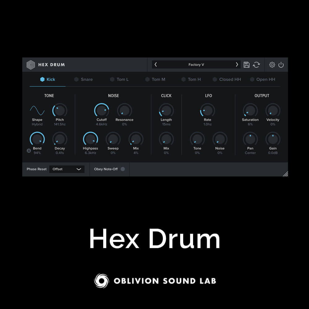 Oblivion Sound Lab Hex Drum 1.0.2 破解版 – 虚拟六角鼓