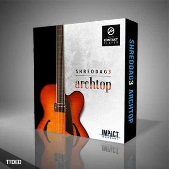 [爵士布鲁斯RnB放克流行电吉他音源]Impact Soundworks Shreddage 3 Archtop with UPDATE 2 [KONTAKT]（5.13Gb）