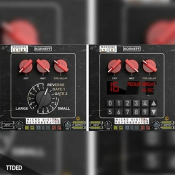 [微型数字混响延迟效果器插件]Korneff Audio Micro Digital Reverberator v1.0.0 [WiN]（124Mb）