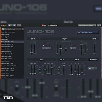 [合成器插件]Nightbirdsevolve Roland Juno 106 and MKS7 Editor v2.3.3 [MacOSX]（10Mb）