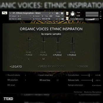 [民族灵感人声音源]Organic Samples Organic Voices Volume 2 Ethnic Inspiration v1.1 [KONTAKT]（4.07Gb）