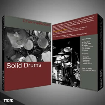 [鼓组音源Battery扩展]Channel Robot Solid Drums v1.0 [KONTAKT]（1.11Gb）