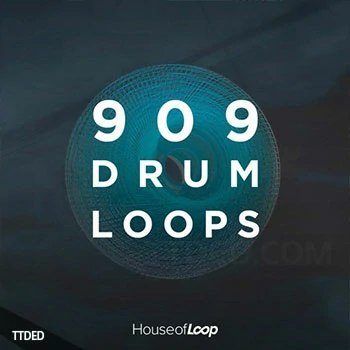 [简约科技浩室909鼓机LOOP采样]House Of Loop 909 Drum Loops [WAV]（147Mb）