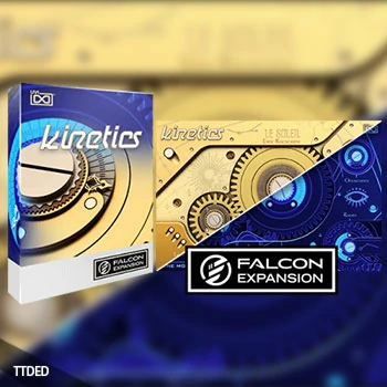 [Falcon音色库预置探索运动氛围光影主题]UVI Soundbank Kinetics（192Mb）