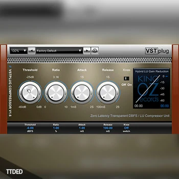 [压缩器插件]King OZ VSTplug compressor v1.6 RETAiL [WiN]（17Mb）