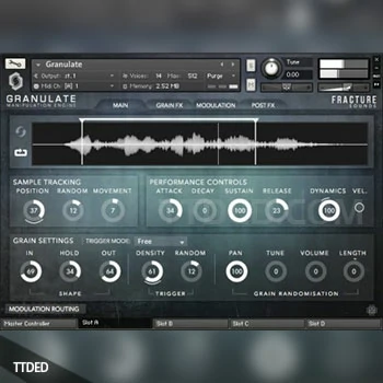 [音频转换音效FX处理引擎]Fracture Sounds Granulate 2 [KONTAKT]（492Mb）