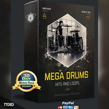 [氛围嘻哈鼓组采样]Ghosthack Sounds Mega Drums [WAV]（808Mb）