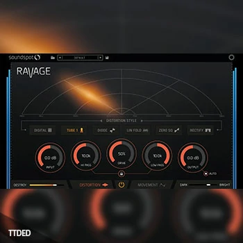 [失真效果器插件]SoundSpot Ravage v1.0.2 [WiN, MacOSX]（95Mb）