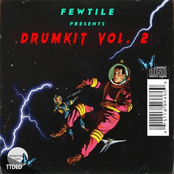 [嘻哈陷阱鼓采样包]Fewtile Beats Fewtile Drum Kit Vol.2 [WAV]（123Mb）