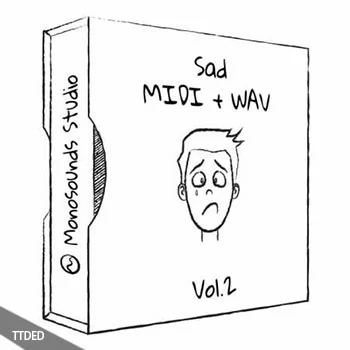 [氛围嘻哈流行RnB素材]Monosounds Sad Melodies Vol.2 and Suicide Music Loops Collection [WAV, MiDi]（109Mb）