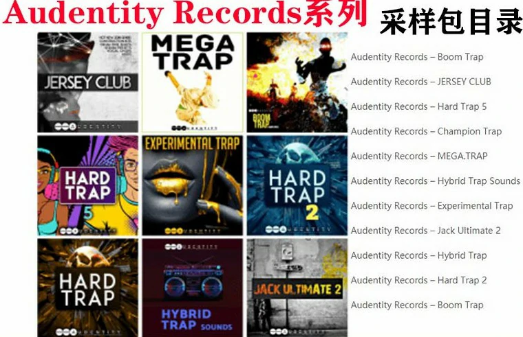 [Hybrid Trap风格套件包合集2021]AUDENTITY Hybrid Trap Sample Packs Bundle (2.62GB+)