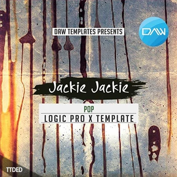 [Logic工程模板Pop]DAW Templates Jackie Jackie Logic Pro X Template（11Mb）