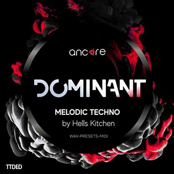 [科技浩室素材Spire预置]Ancore Sounds DOMINANT Melodic Techno Volume 4 [WAV, MiDi]（104Mb）