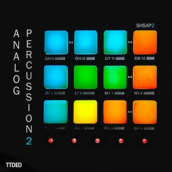 [电子乐模拟打击素材Ableton扩展]ShamanStems Analog Percussion 2 [WAV, MiDi]（348Mb）
