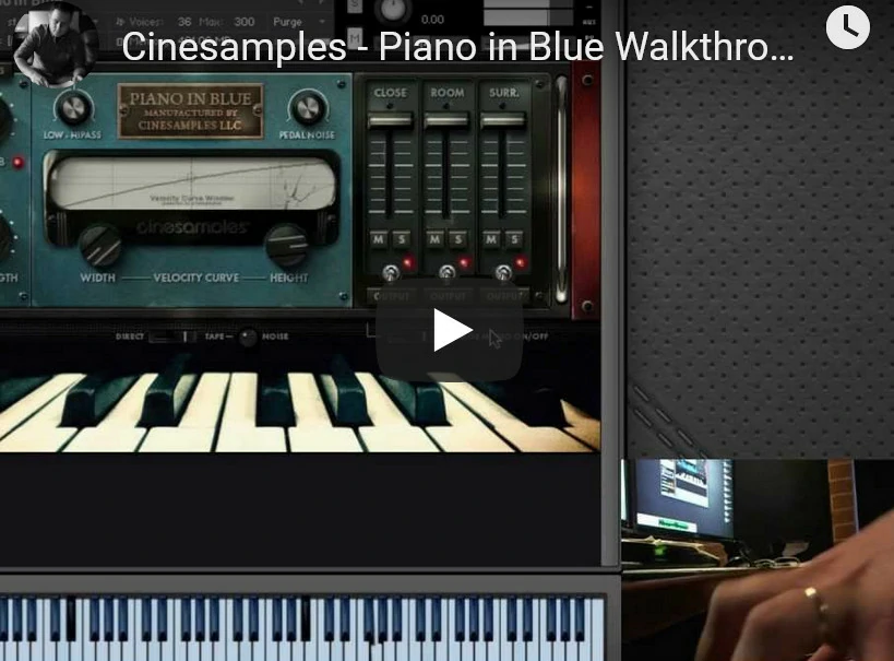 Cinesamples Piano in Blue v2.3b KONTAKT