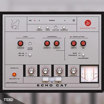 [延迟效果器插件]Wavesfactory Echo Cat v1.0.1 [WiN]（20Mb）