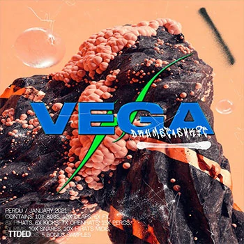 [Trap陷阱鼓组素材]Prodperdu Vega Drum Stash Kit [WAV, MiDi]（68Mb）