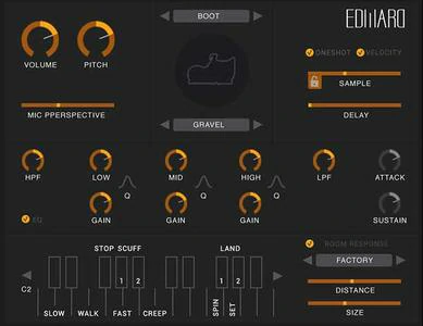 [脚步声音源]Tovusound Edward Foleyart Instrument [KONTAKT]（3.38Gb）